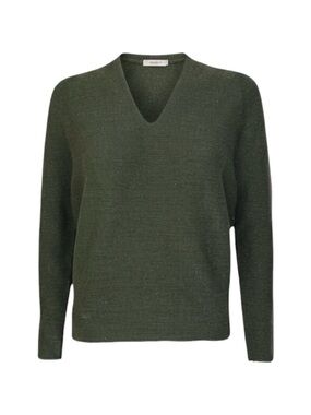 Hubert Gasser Extra Fine Merino Wool in Deep Moss - sz Small